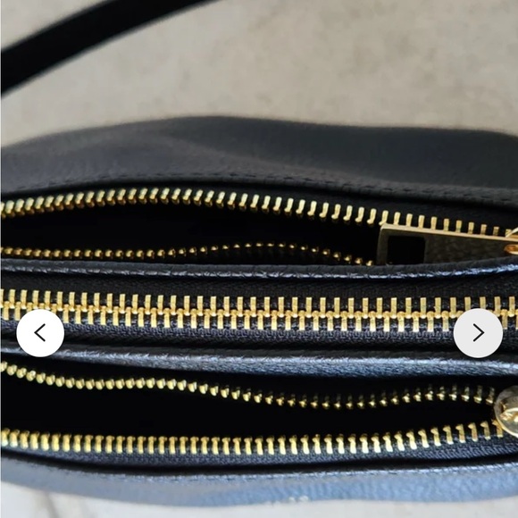 Divina Firenze black pebbled leather bag made in Italy excellent condition - Picture 6 of 11